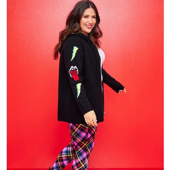 Torrid x Betsey Johnson Zip Up Hoodie Sweater 2X - Picture 5 of 8